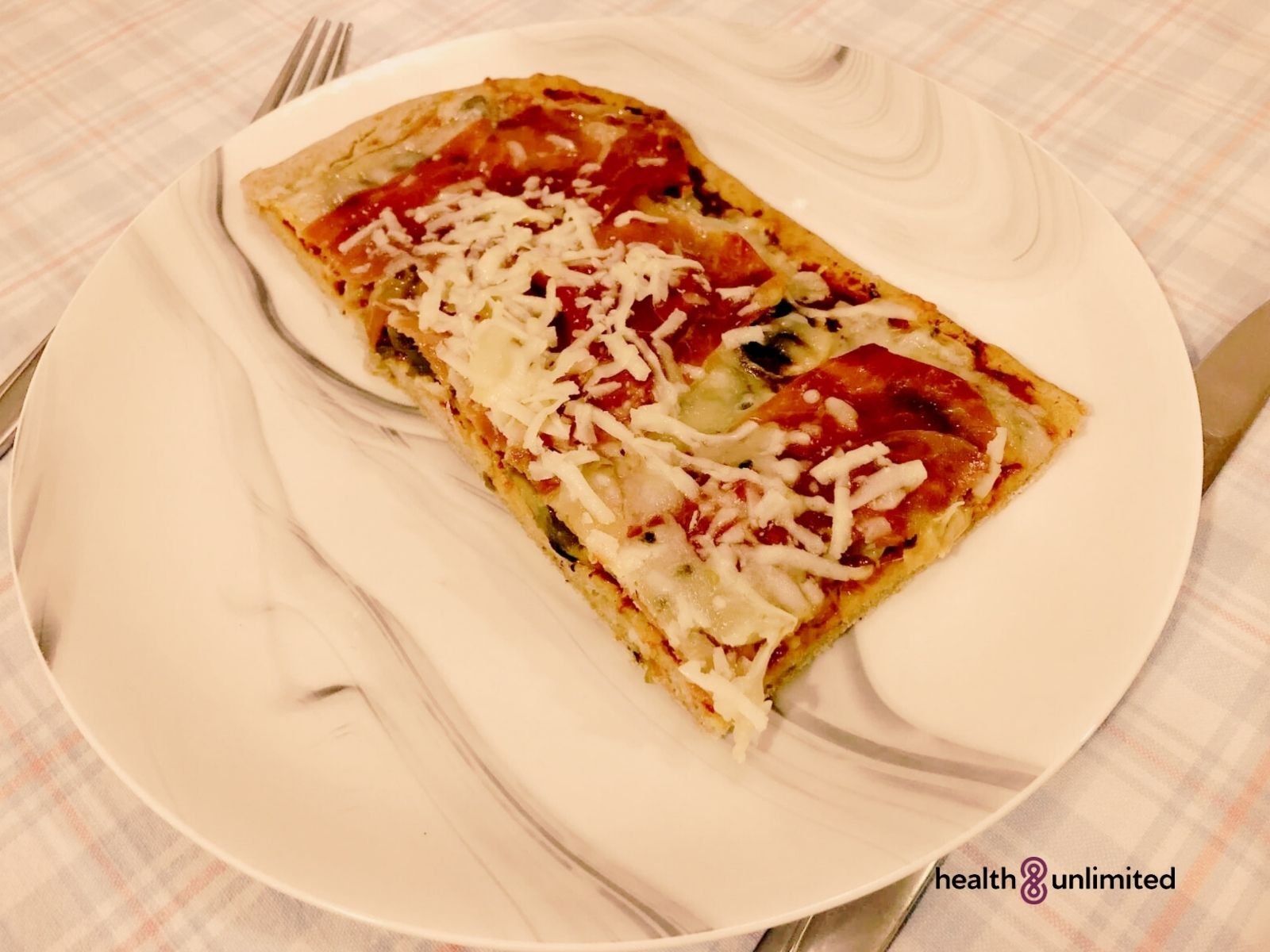 Health Unlimited Recipes - Buckwheat Dough Pizza