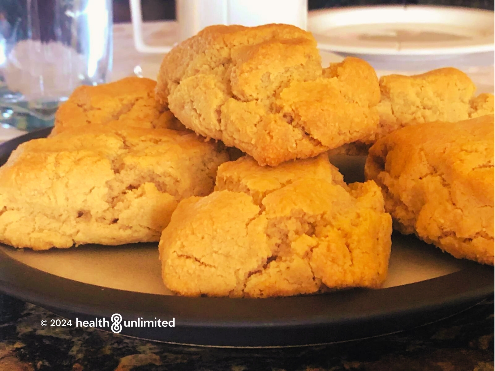 Homemade Organic Vanilla Scones