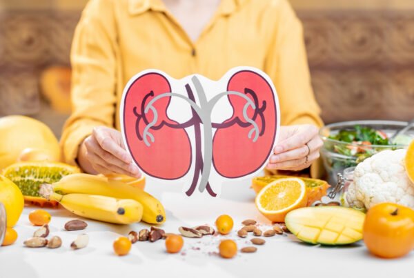 Kidneys, fruits, vegetables