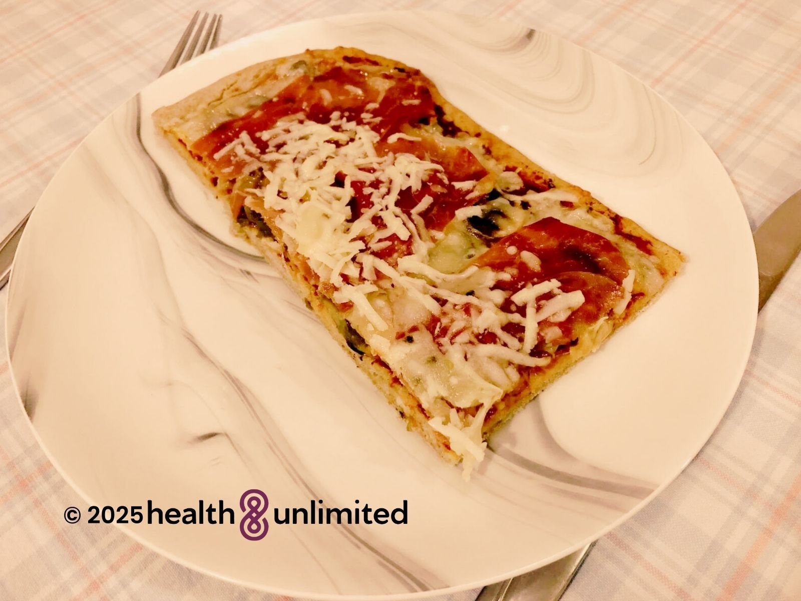 Health Unlimited Recipes - Buckwheat Dough Pizza